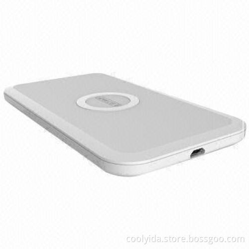 Wireless charger transmitter with power bank capacity 5,450mAh